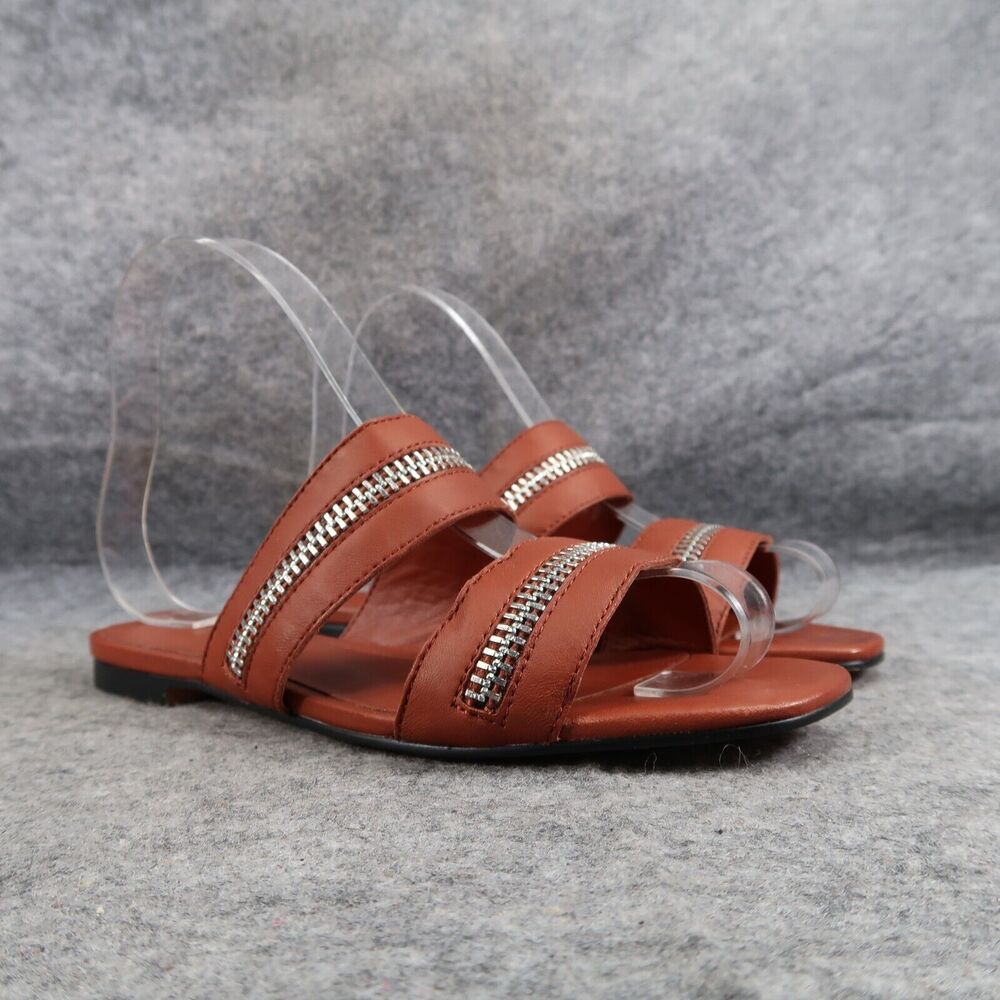 Rebecca Minkoff Shoes Women 5 Sandal Slide Fashion Leather Marciann Double Strap